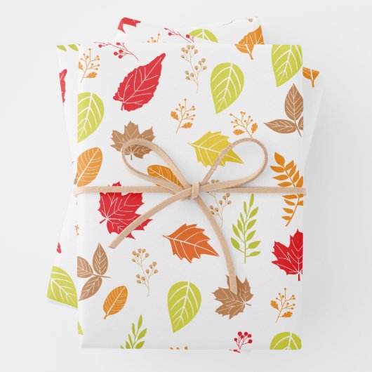 Herbstsicherheit: Design fallender Blätter (Beispiel)