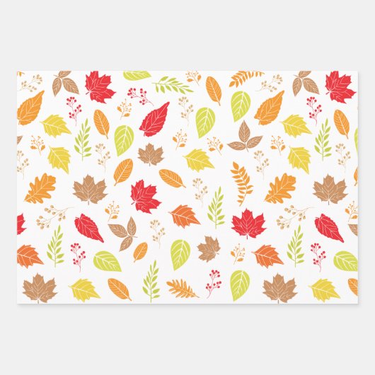 Herbstsicherheit: Design fallender Blätter (Vorderseite)
