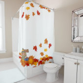 Herbstsitzring Duschvorhang (Beispiel)