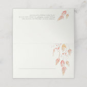 Herbstskizzen und Beeren Herbsthochzeit Platzkarte (Außenseite Aufgefaltet)