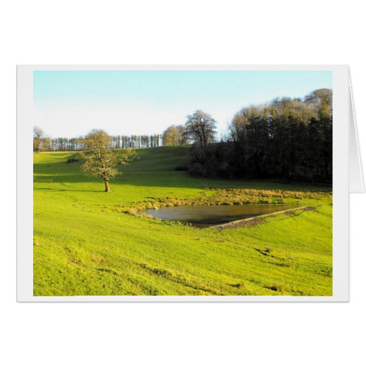 Herbstsonne auf Somerset-Karte (Vorderseite (Horizontal))