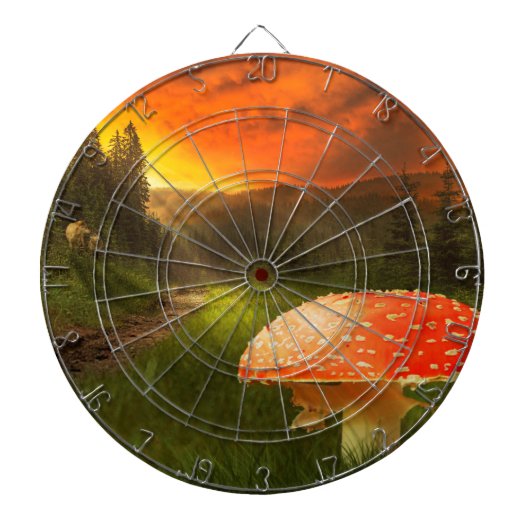 Herbstsonne einstellen. dartscheibe (vorne)