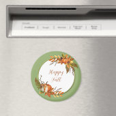 Herbstsonne und Kürbisse mit individualisierbarem Magnet (In Situ (Geschirrspüler))