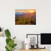 Herbstsonne von Beacon Heights Poster (Heimbüro)