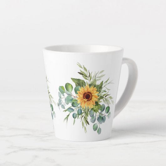 Herbstsonnenblume Gemütlicher Herbst Tasse (Rechte Ecke)