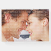 Herbstsonnenblume Hochzeitsbuch Gästebuch (Rückseite)