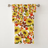 Herbstsonnenblumen Badhandtuch Set (Insitu)