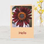 Herbstsonnenblumen Karte (Gelbe Blume)