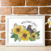 Herbstsonnenblumen und -würfel zum Herunterladen Poster