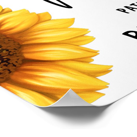 Herbstsonnendusche Begrüßungswaage Poster (Ecke)