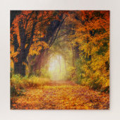 Herbstsonnenlandschaft 20" x 20" puzzle (Horizontal)