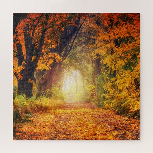 Herbstsonnenlandschaft 20" x 20" puzzle (Horizontal)