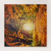Herbstsonnenlandschaft 20" x 20" puzzle (Vertikal)