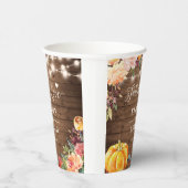 Herbstsonnenlichter in der Liebe fallen Pappbecher (Rechts)