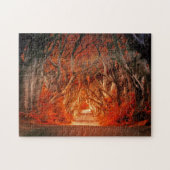 Herbstsonnenlichtlandschaft 11" x 14" puzzle (Horizontal)