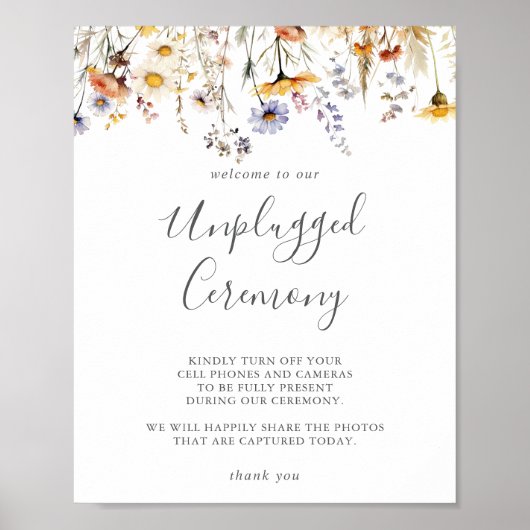 Herbstsonnenschein-Wildblume nicht angeschlossen Z Poster (Vorne)