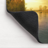 Herbstsonnensee Mousepad (Ecke)