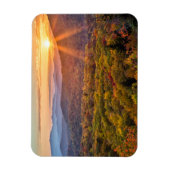 Herbstsonnenuntergang von den Bakonhöhen Magnet (Vertikal)