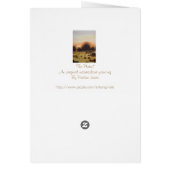 Herbstsonnenuntergang Wälder Landschaft stilisiert (Hinten)