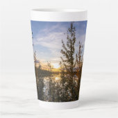 Herbstsonneuntergang Milchtasse (Vorderseite)