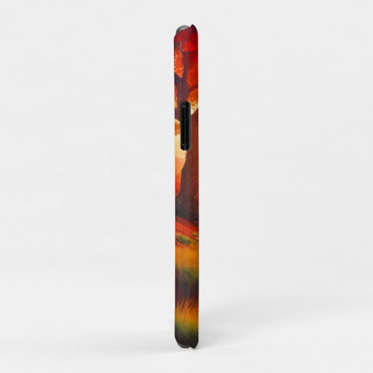 Herbstsonnige Landschaftsmalerei Kunst Case-Mate iPhone Hülle (Hinten/Rechts)