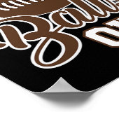 Herbstspaßvogel Poster (Ecke)