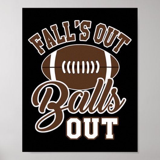 Herbstspaßvogel Poster (Vorne)