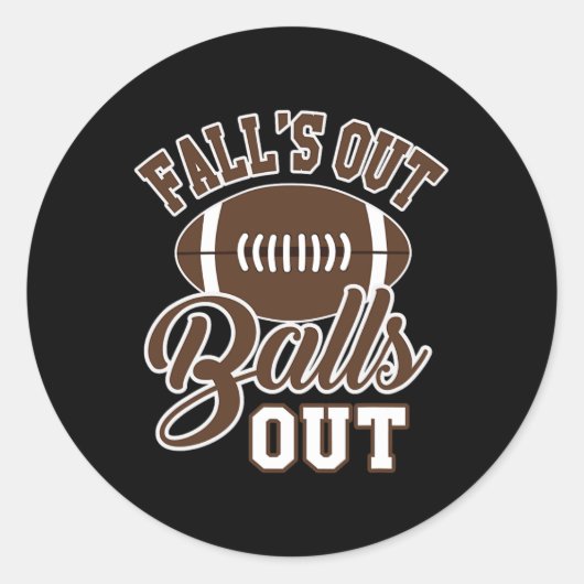 Herbstspaßvogel Runder Aufkleber (Vorderseite)