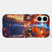 Herbstspaziergang Abend Case-Mate iPhone Hülle (Rückseite (Horizontal))