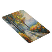 Herbstspaziergang beeindruckende Pathway-Szene Magnet (Rechte Seite)