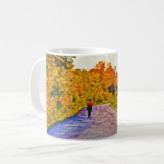 Herbstspaziergang Kaffeetasse (Vorderseite Links)