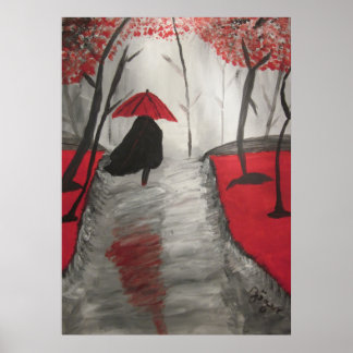 Herbstspaziergang Poster