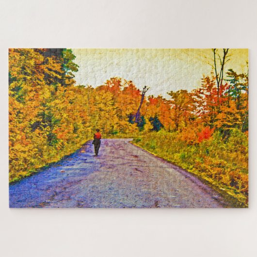 Herbstspaziergang Puzzle (Horizontal)