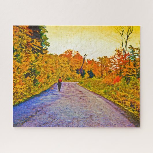 Herbstspaziergang Puzzle (Horizontal)