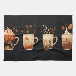 Herbstspeck Latte Küchenhandtücher Geschirrtuch