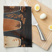 Herbstspeck Latte Küchenhandtücher Geschirrtuch (Viertel Falte)