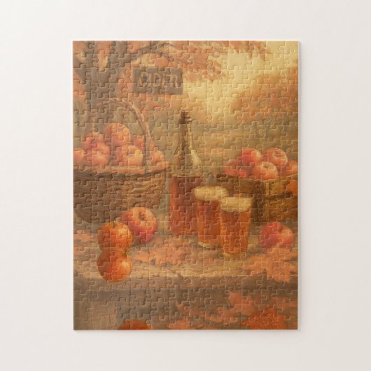 Herbstspende - Rustikale Cider-Verkostung Puzzle (Vertikal)