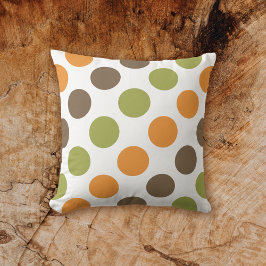 Herbstspice Polka Dots Kissen