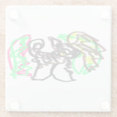 Herbstspiel Glasuntersetzer (Rückseite)