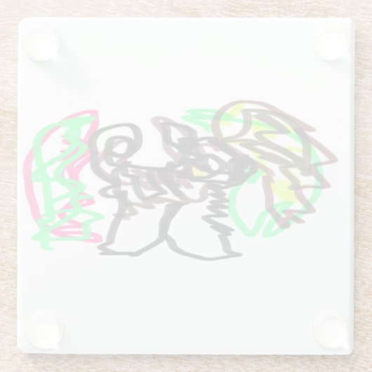 Herbstspiel Glasuntersetzer (Rückseite)