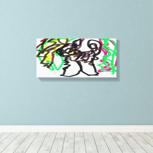 Herbstspiel Leinwanddruck (Insitu (Holzboden))