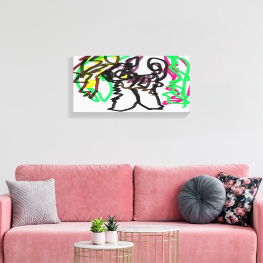 Herbstspiel Leinwanddruck (Insitu (Wohnzimmer))