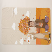 Herbstspiele Sherpadecke (Vorderseite (Horizontal))