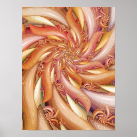 Herbstspirale Poster (Vorne)