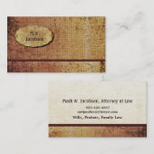 Herbstsplendor-strukturierte berufliche Gewohnheit Visitenkarte (Vorne/Hinten)