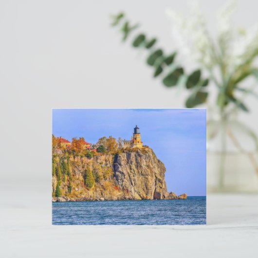 Herbstsplit Rock Postkarte (Stehend Vorderseite)