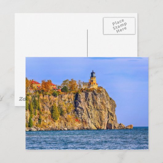 Herbstsplit Rock Postkarte (Vorne/Hinten)