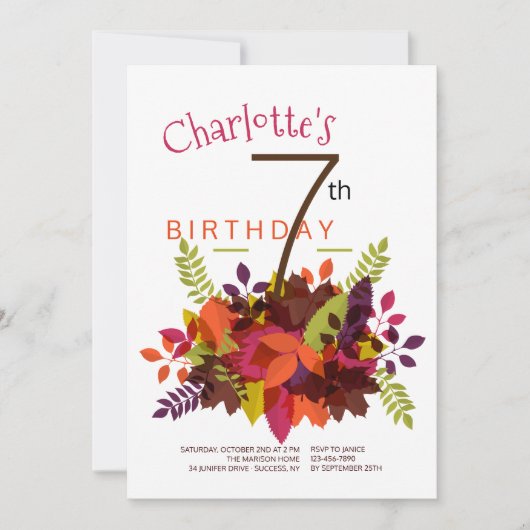 Herbstspritze Einladung (Vorderseite)