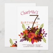 Herbstspritze Einladung (Vorne/Hinten)