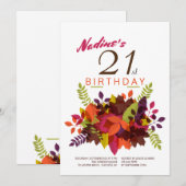 Herbstspritze Einladung (Vorne/Hinten)